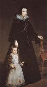 VELAZQUEZ, Diego Rodriguez de Silva y, Princess and her son